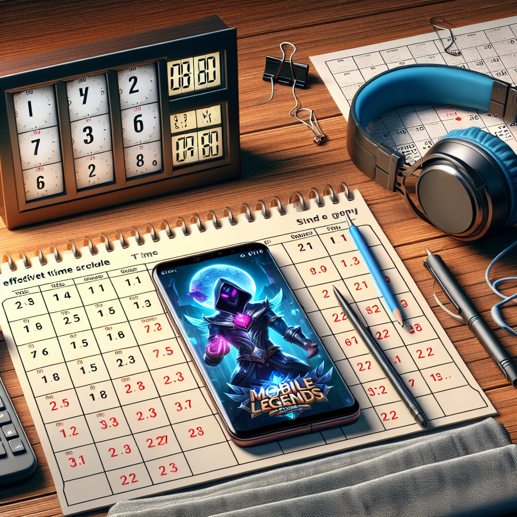 Tutorial Mengatur Jadwal Efektif Bermain Mobile Legends
